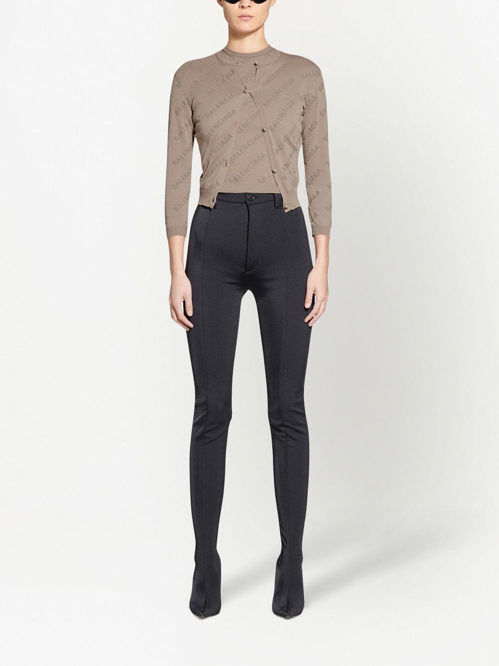 Balenciaga Sweaters Beige Main Material: Cotton