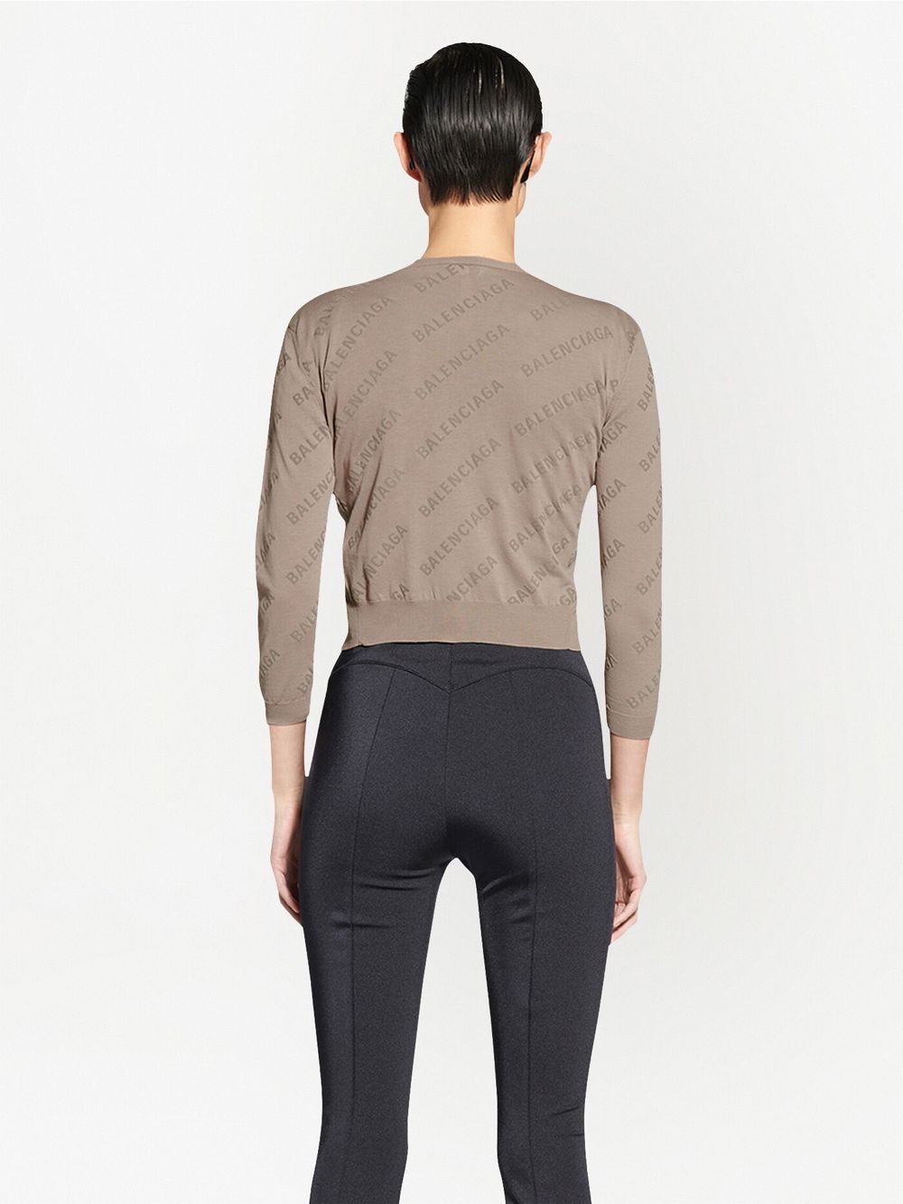 Balenciaga Sweaters Beige Main Material: Cotton