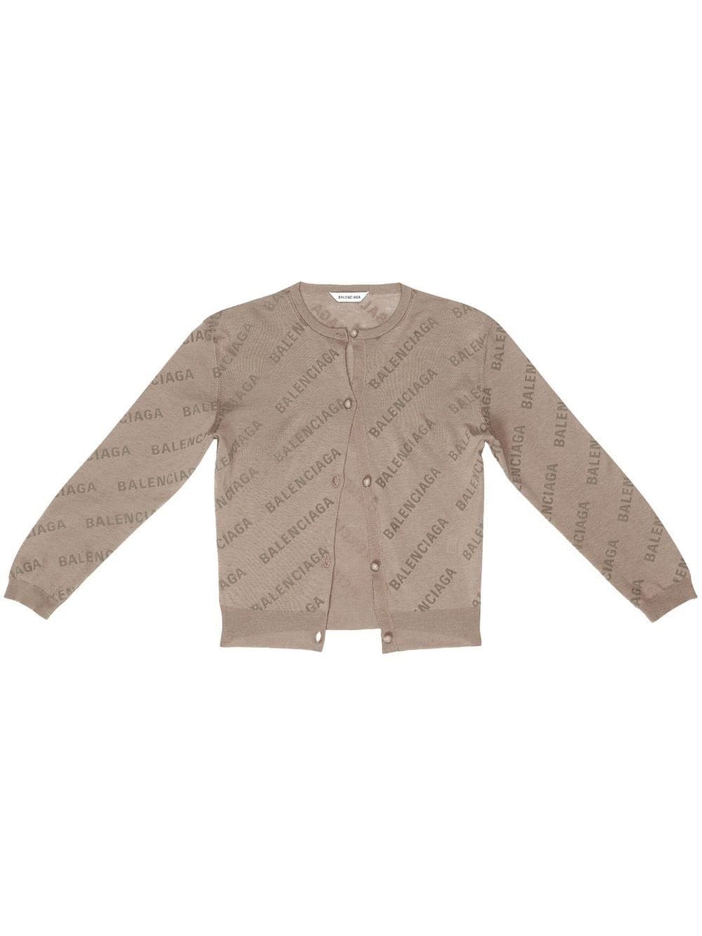 Balenciaga Sweaters Beige Main Material: Cotton