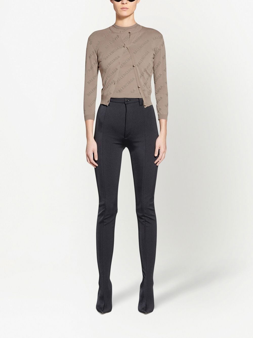 Balenciaga Sweaters Beige Main Material: Cotton