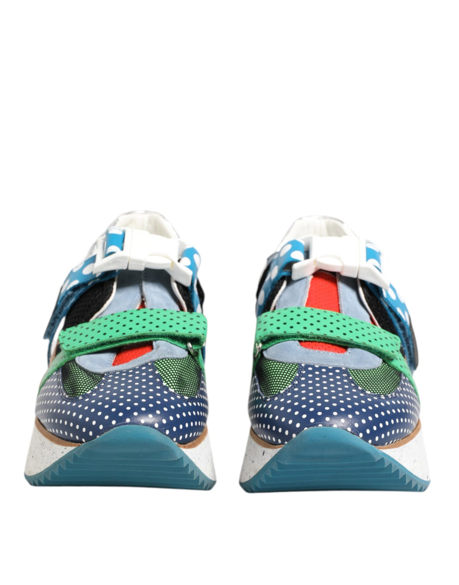 Dolce & Gabbana 100% Calfskin Leather sneaker in multicolor