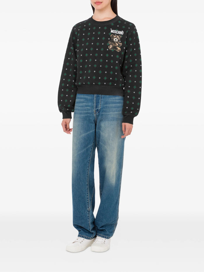 Felpa Di Cotone Organico Black