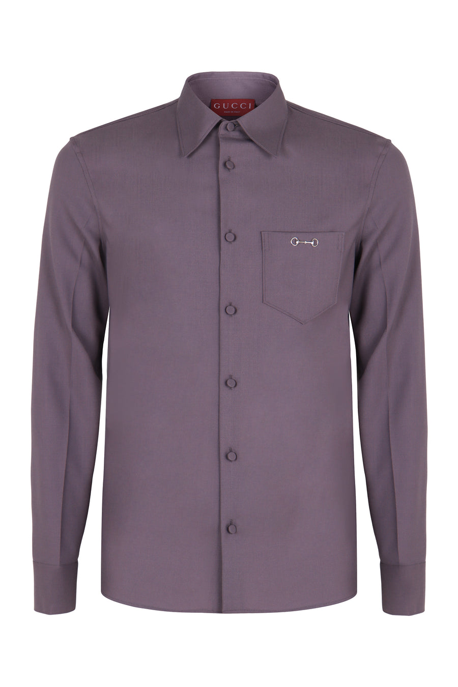 Shirt Wool Gabardine Wisteria
