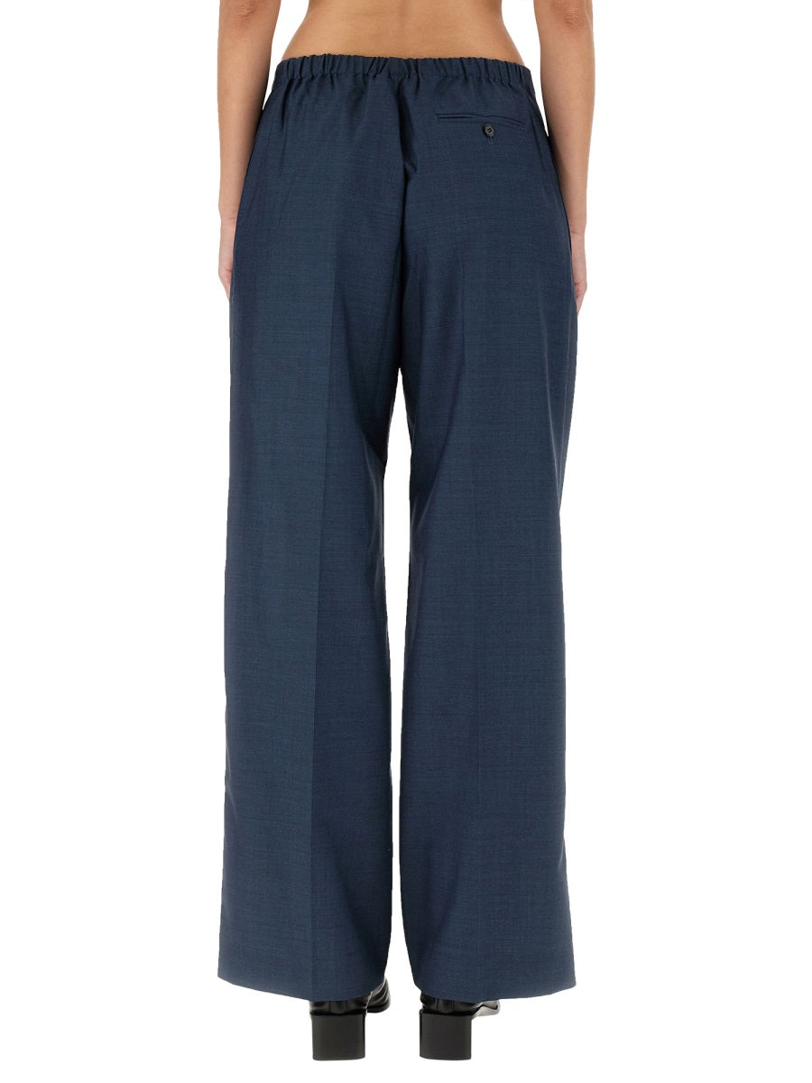 Wool Trousers Blue