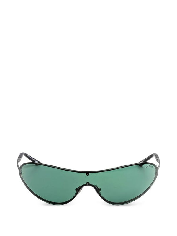 Brady-02 Geometric-Frame Sunglasses 12n