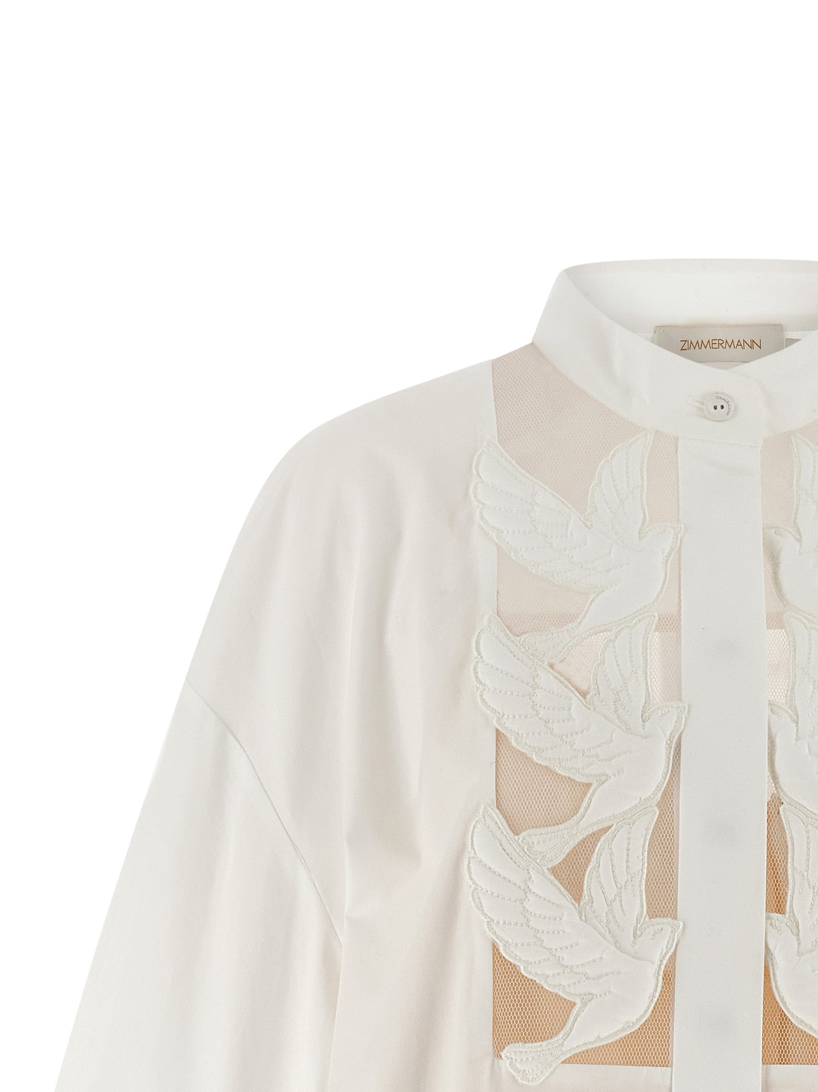 Luna shirt White Cotton Shirt, Blouse