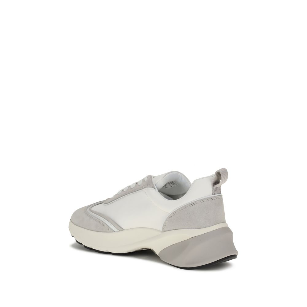 Tory Burch 100% Calf Leather Bos Taurus sneaker in white — view 3