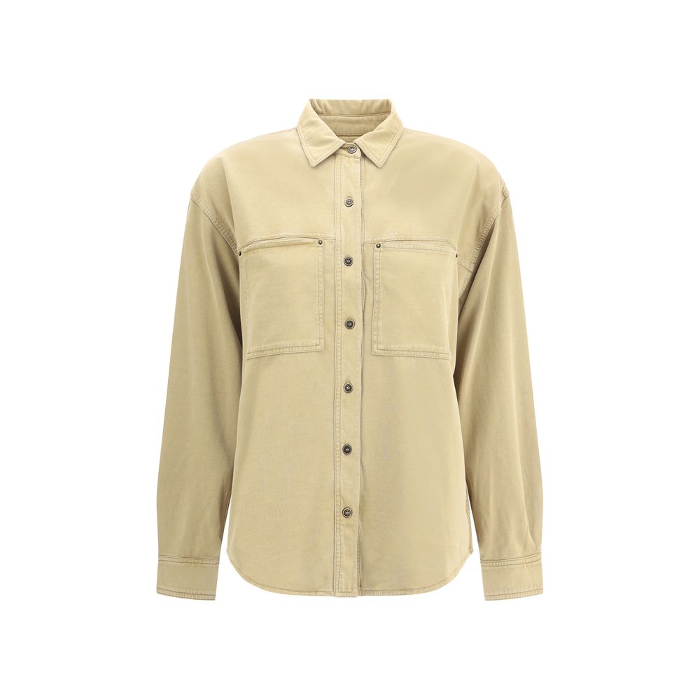 Marant Etoile 100% Cotton shirt in beige