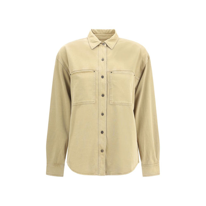 Marant Etoile 100% Cotton shirt in beige