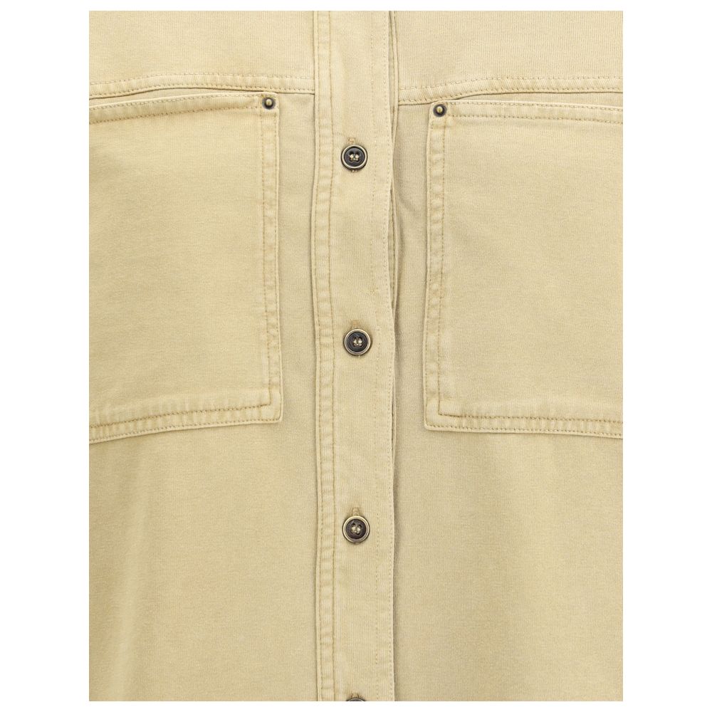 Marant Etoile 100% Cotton shirt in beige — view 3