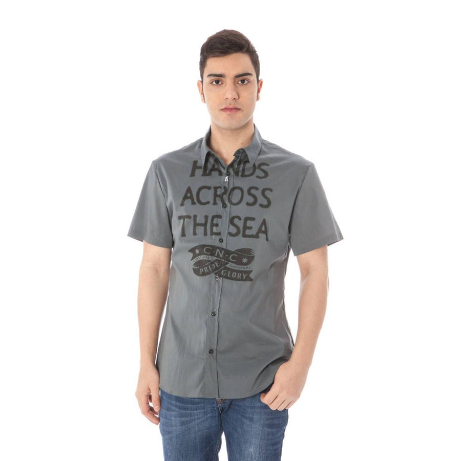 Costume National 68% Cotton shirt in gray