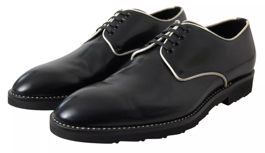 Dolce & Gabbana 100% Leather upper oxford in black