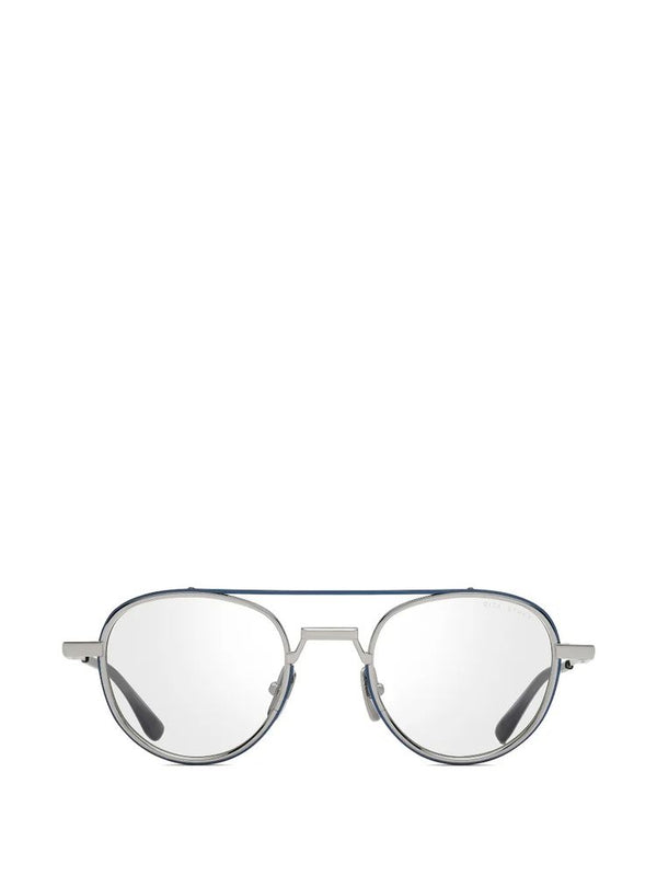 Ethyx Double-Bridge Glasses Ao3 Blue Iron - Shiny Silver