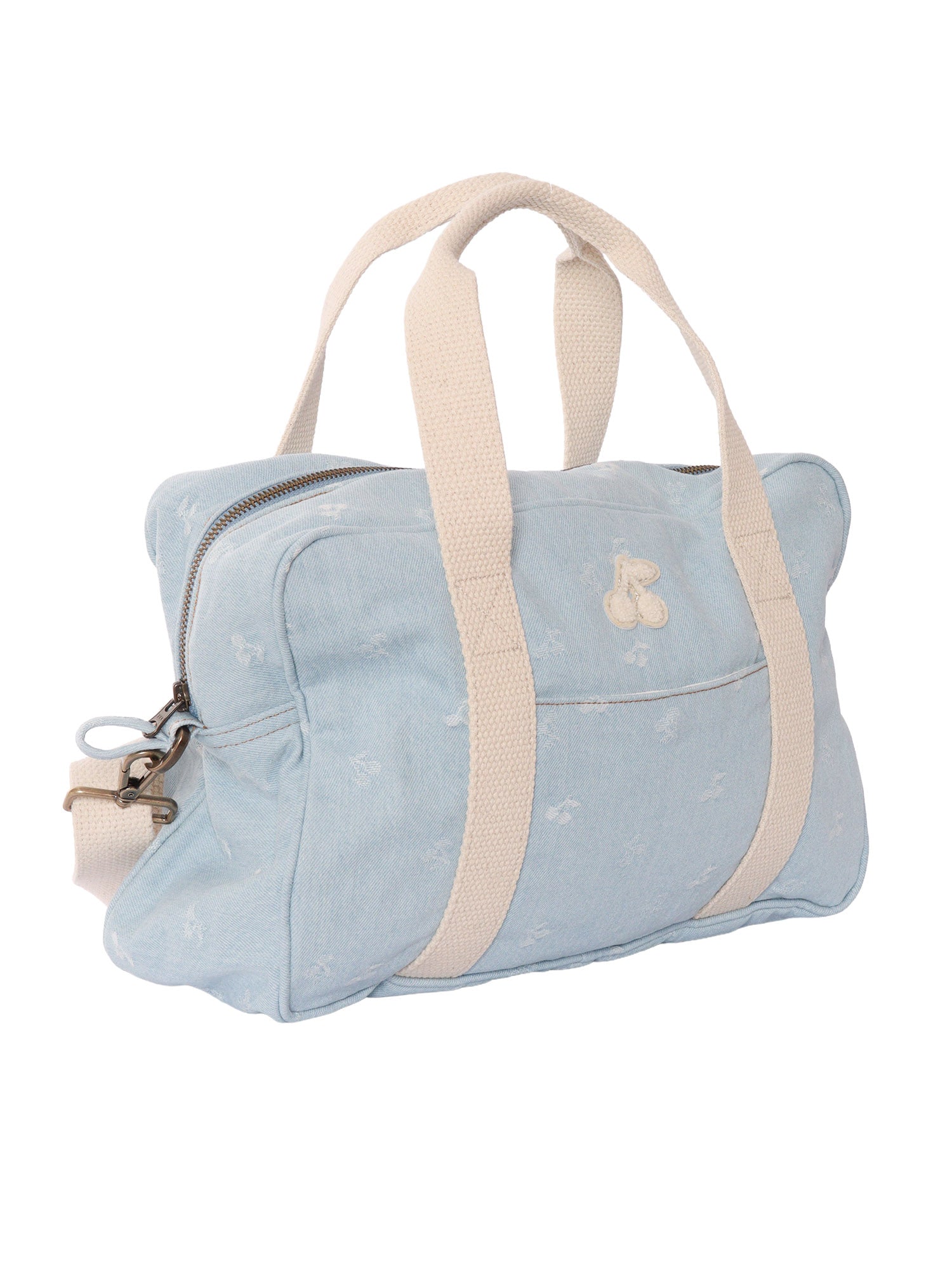 GIGIA BAG Light Blue Cotton Handbag