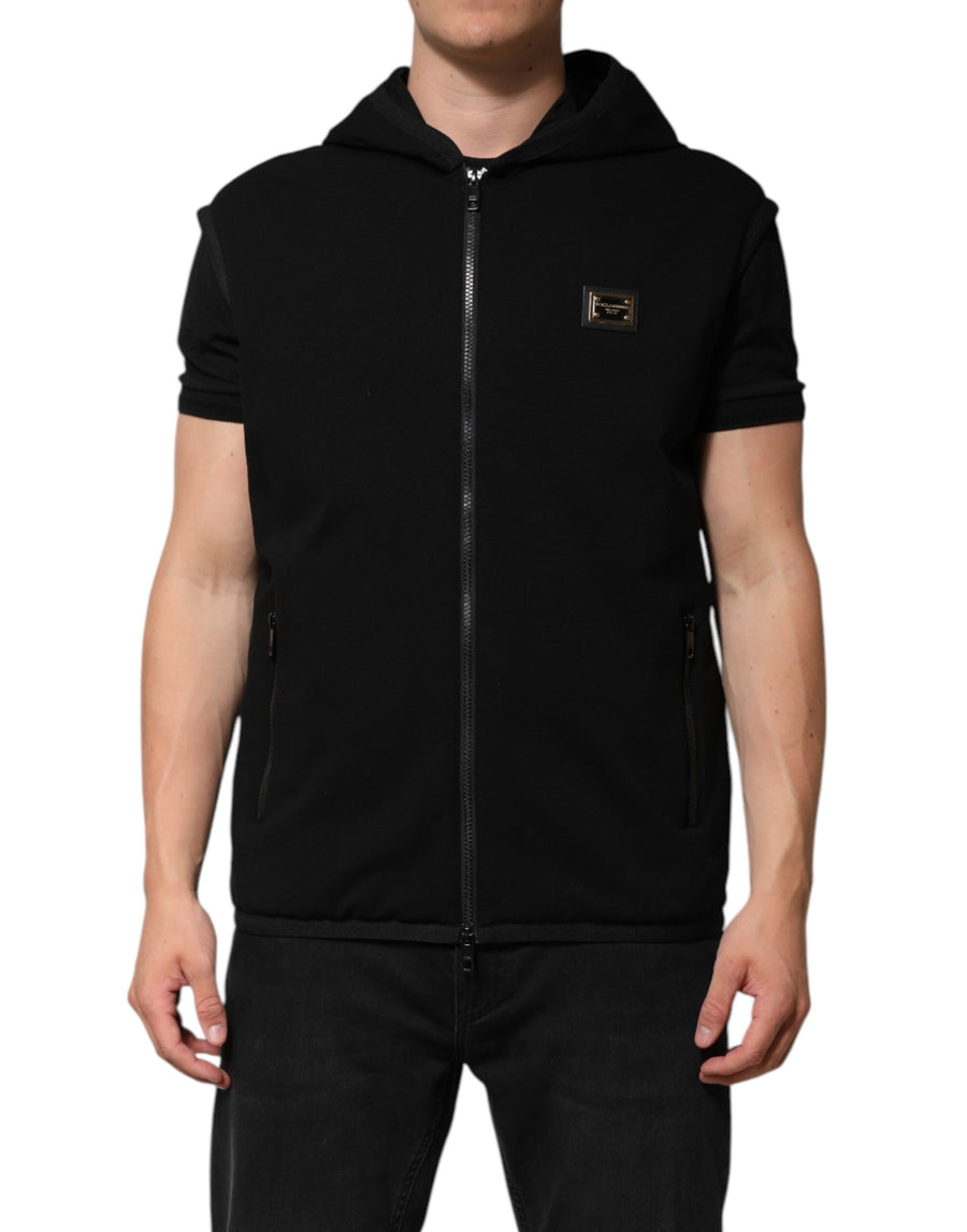 Dolce & Gabbana 48% Viscose 40% Polyester 10% Nylon 2% Elastane; Lining: 100% Polyester vest in black