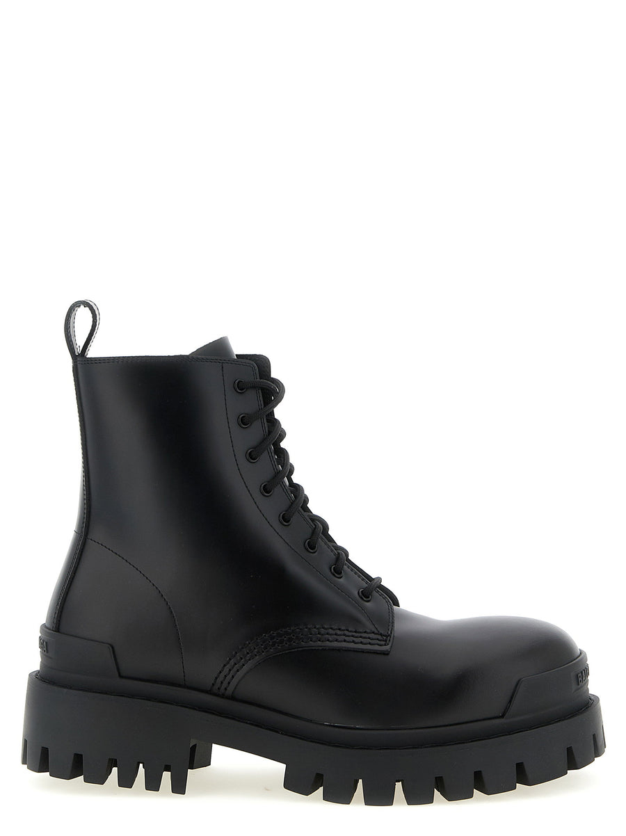 Balenciaga Strike Amphibian Boot — Black