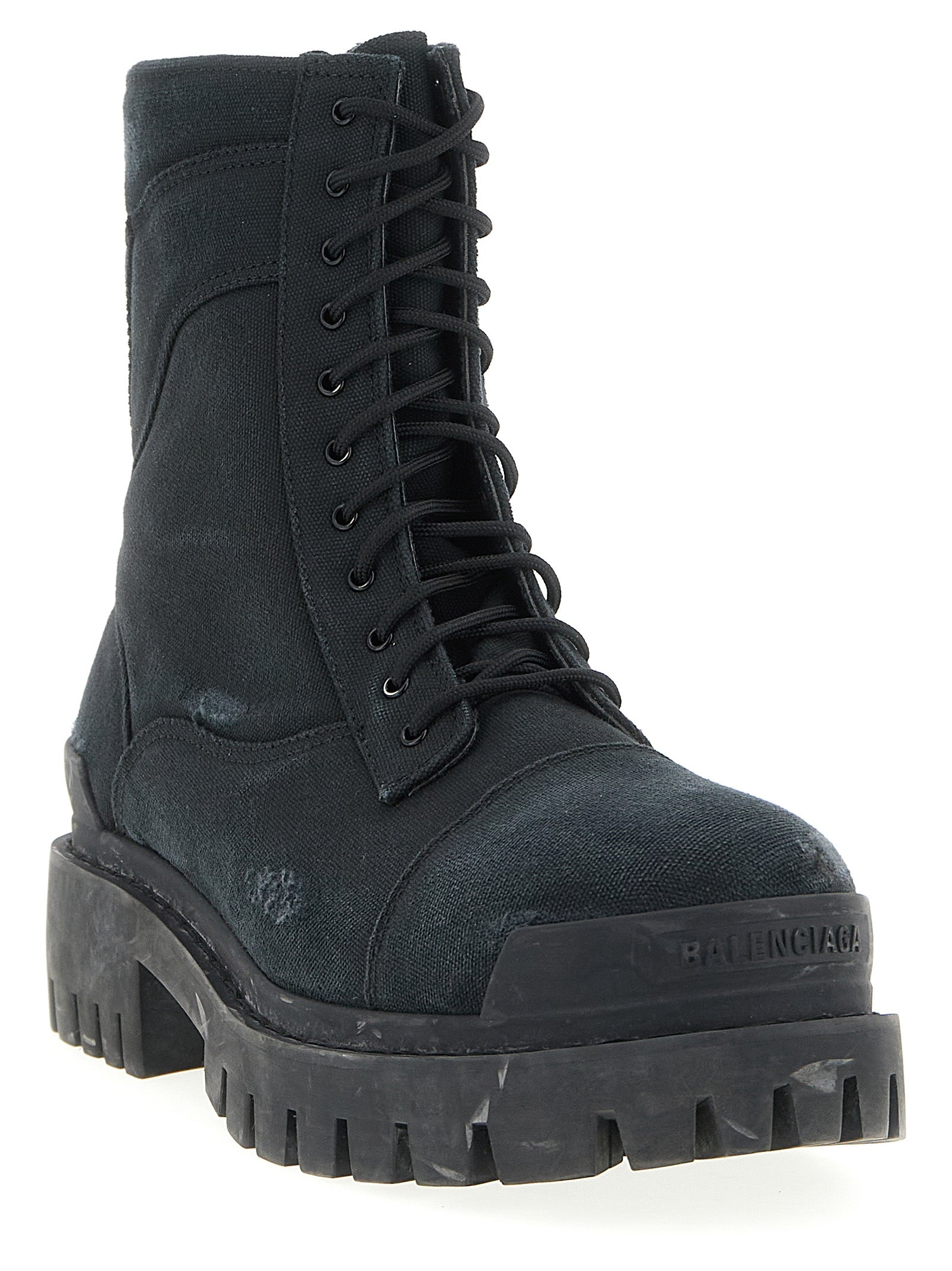 Combat Strike boots Black Cotton Boots, Ankle
