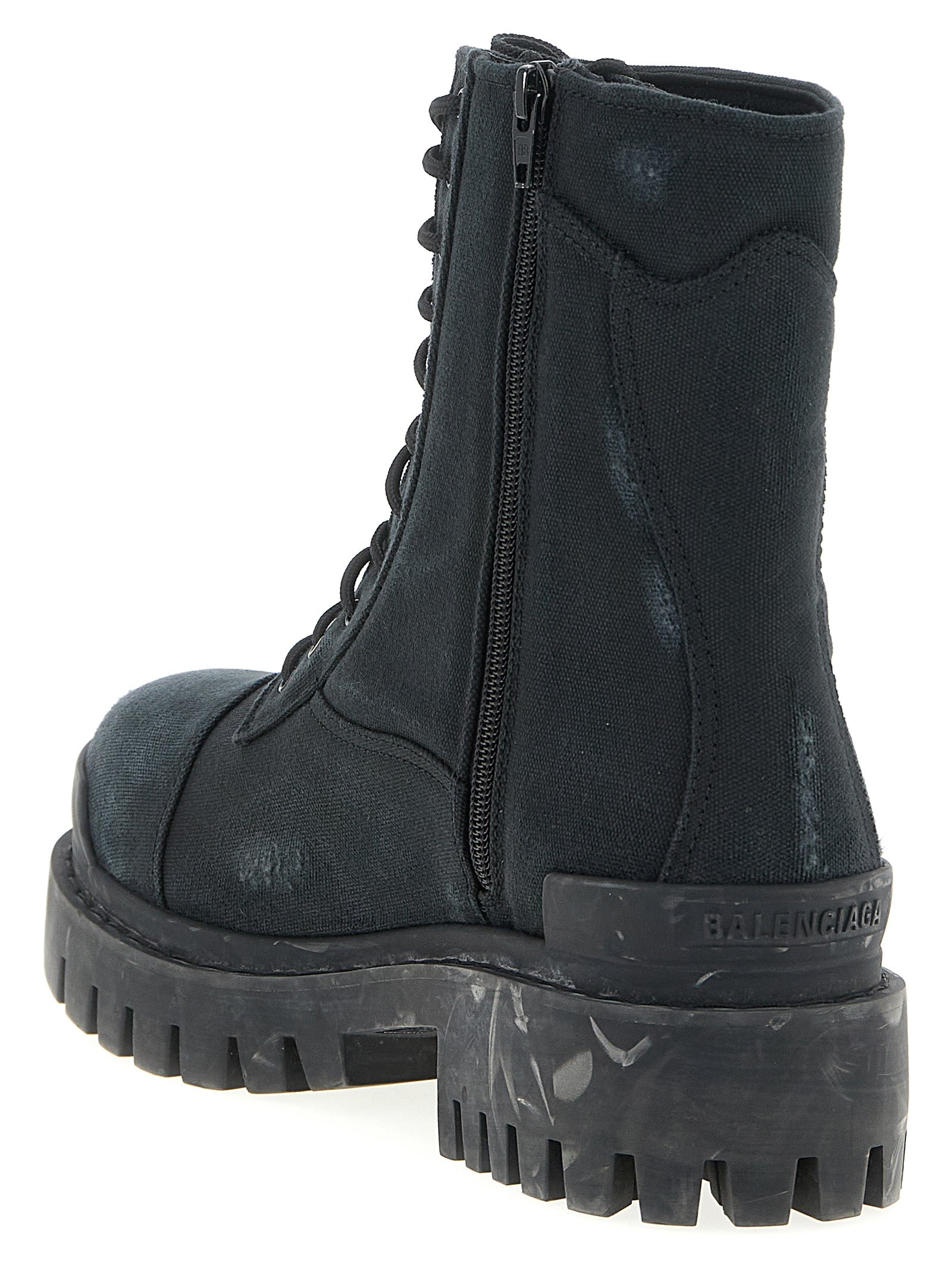 Combat Strike boots Black Cotton Boots, Ankle