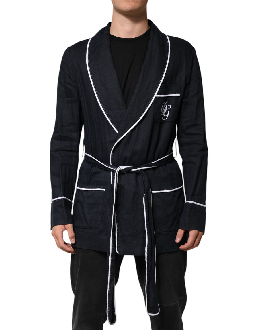 Dolce & Gabbana 100% Linen blazer in navy