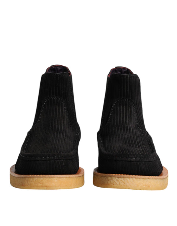 Dolce & Gabbana 75% Calfskin boot in black