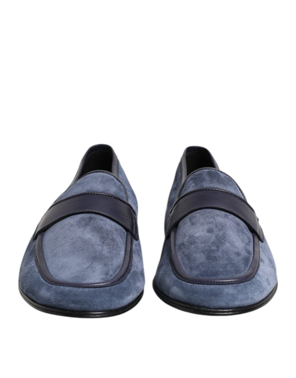 Dolce & Gabbana 100% Calfskin Leather loafer in blue