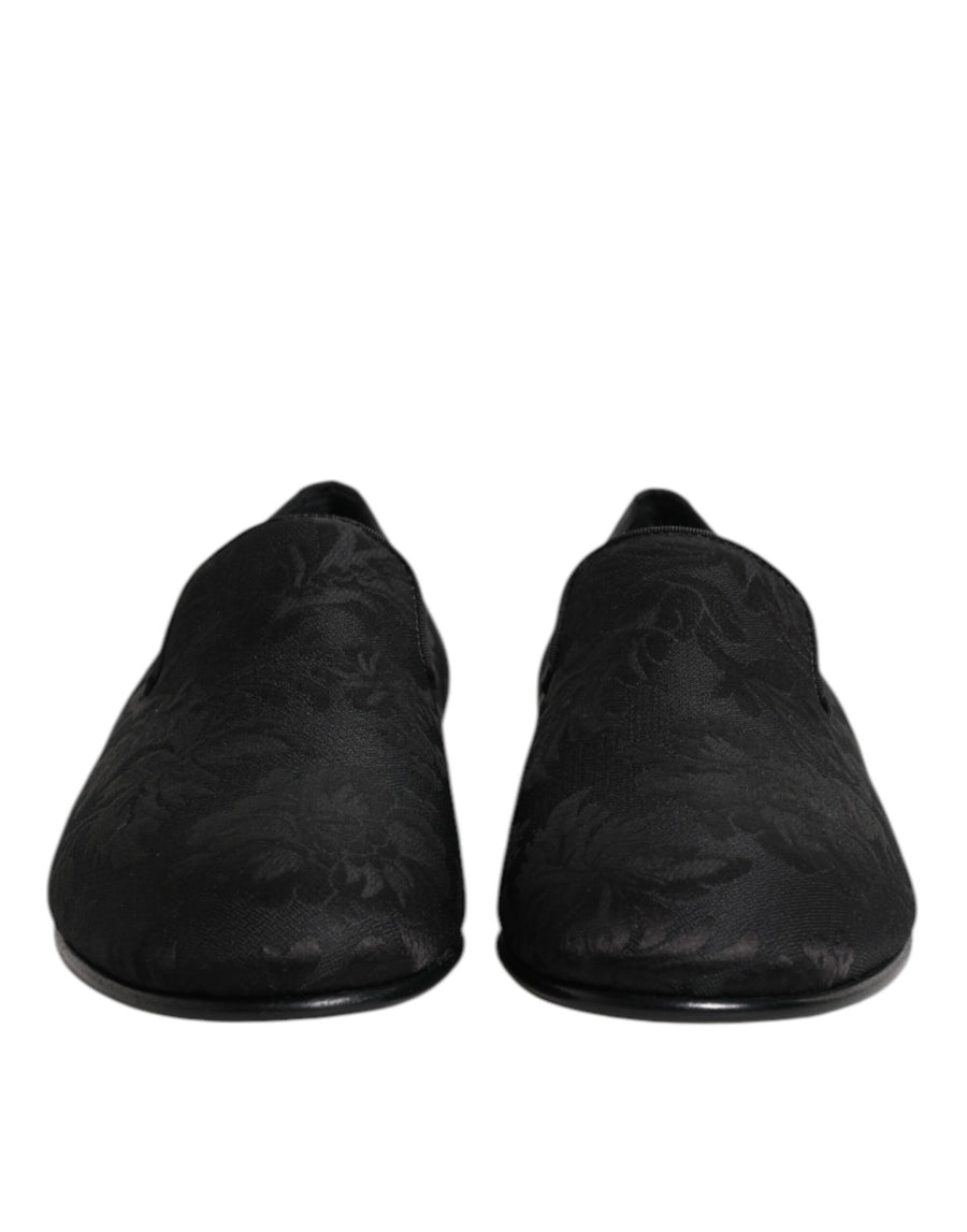 Dolce & Gabbana 50% Viscose 44% Cotton 3% Silk 2% Polyester loafer in black
