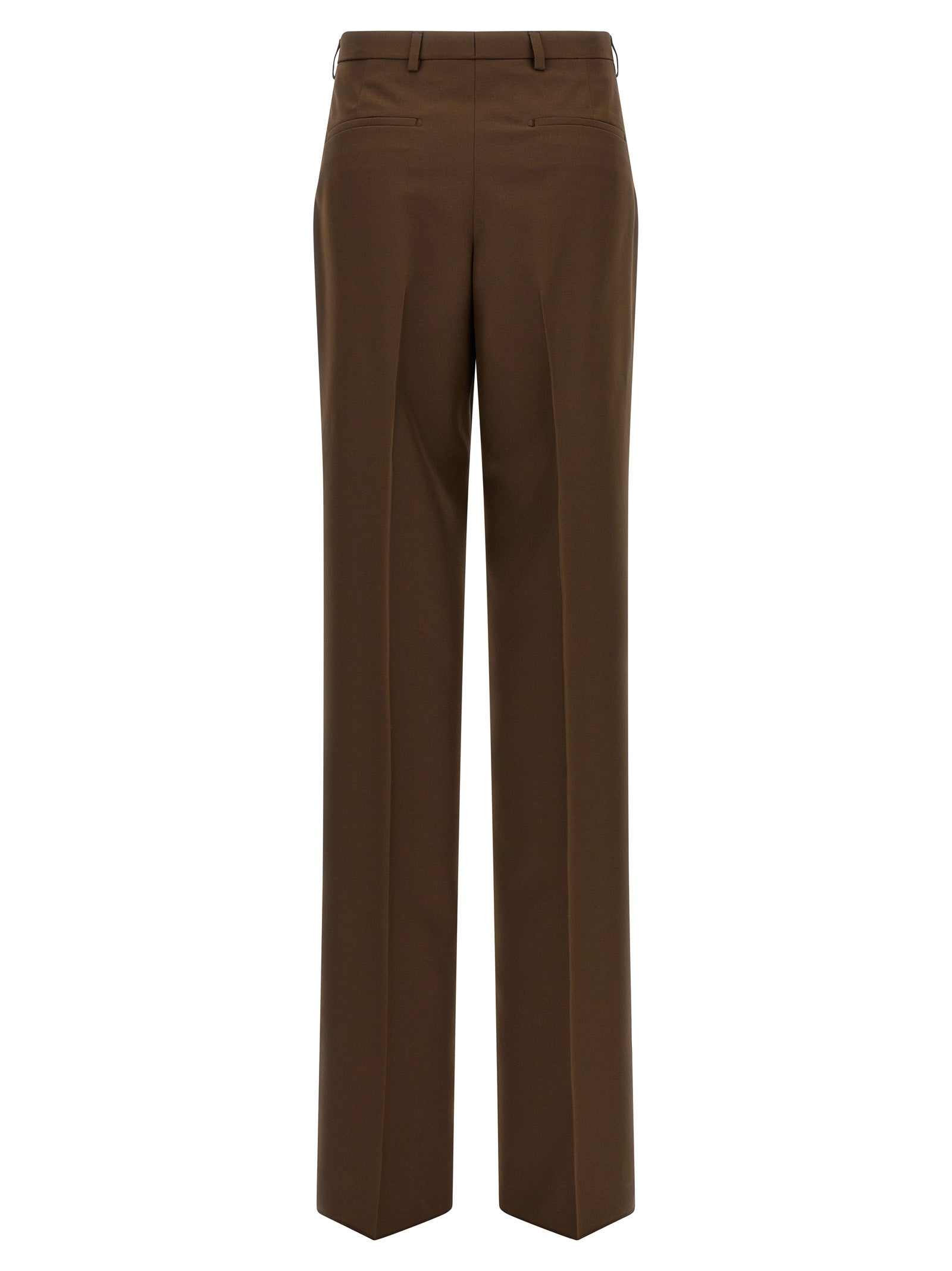 Tailored trousers Brown Polyester Pant