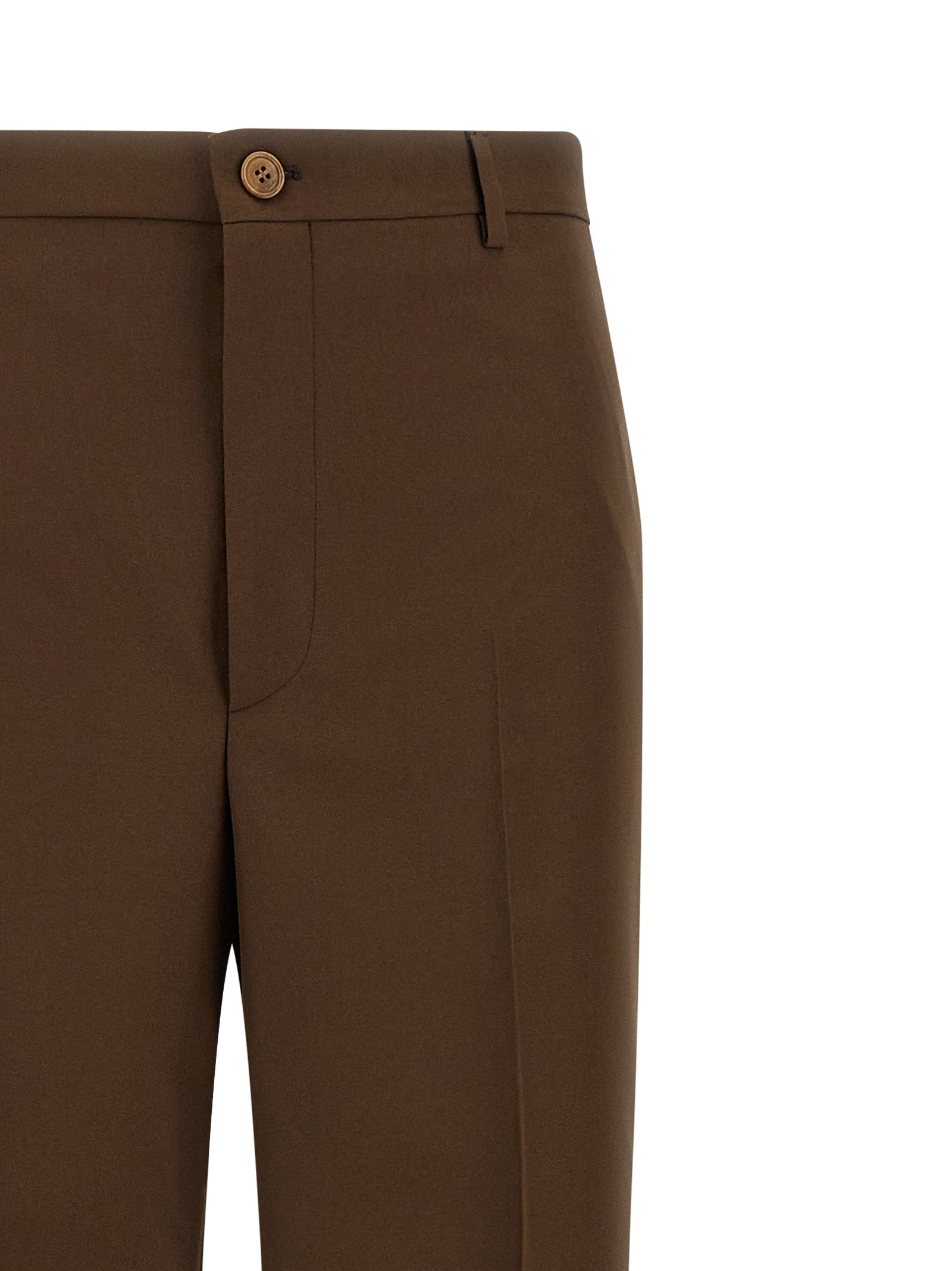 Tailored trousers Brown Polyester Pant