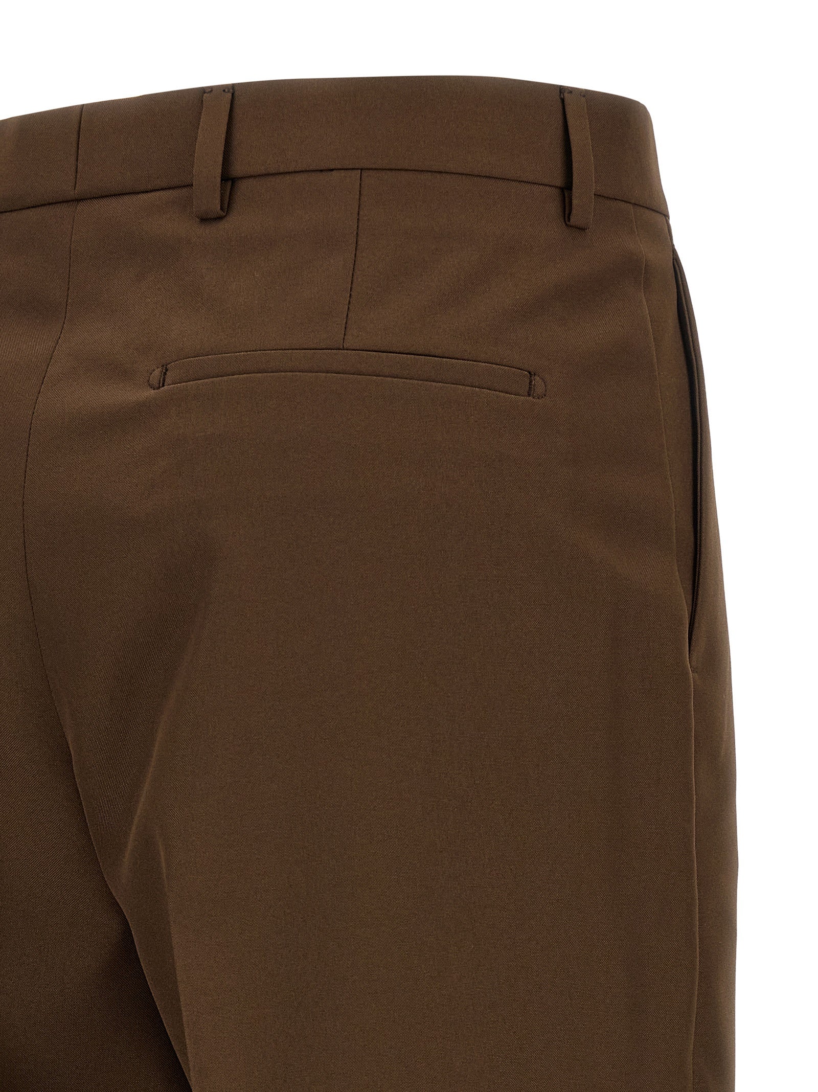Tailored trousers Brown Polyester Pant
