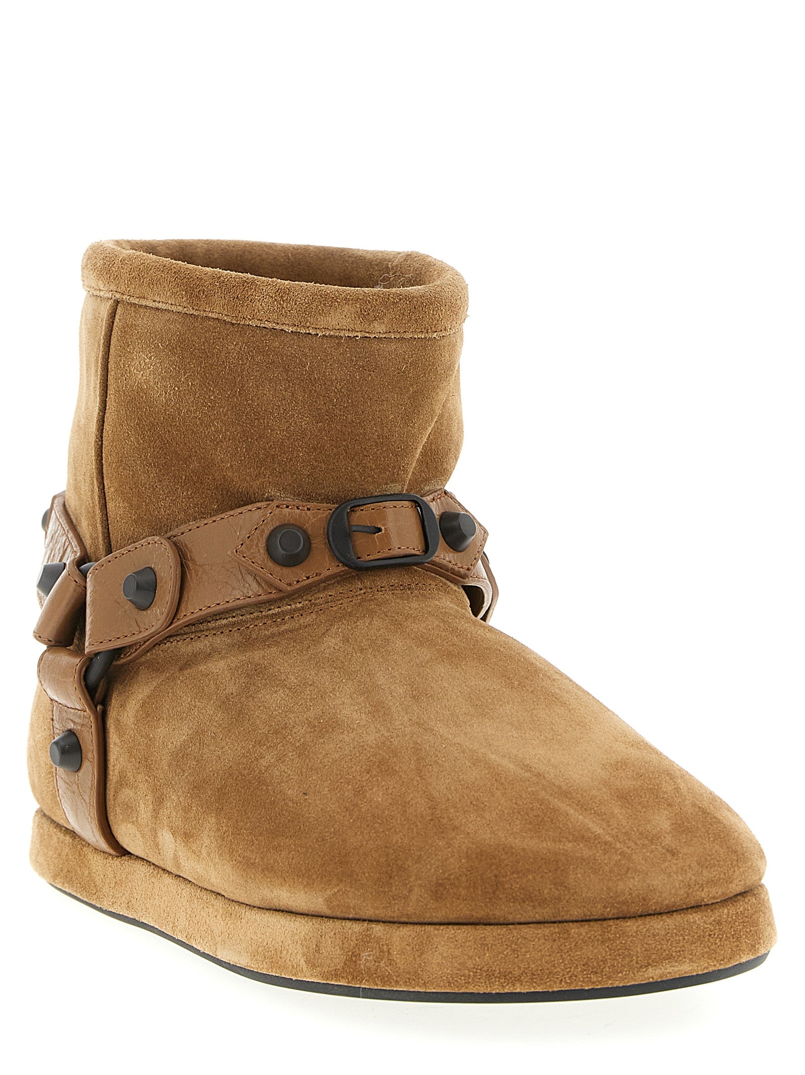Alaska Soft ankle boots Beige Calf Leather Lamb Boots
