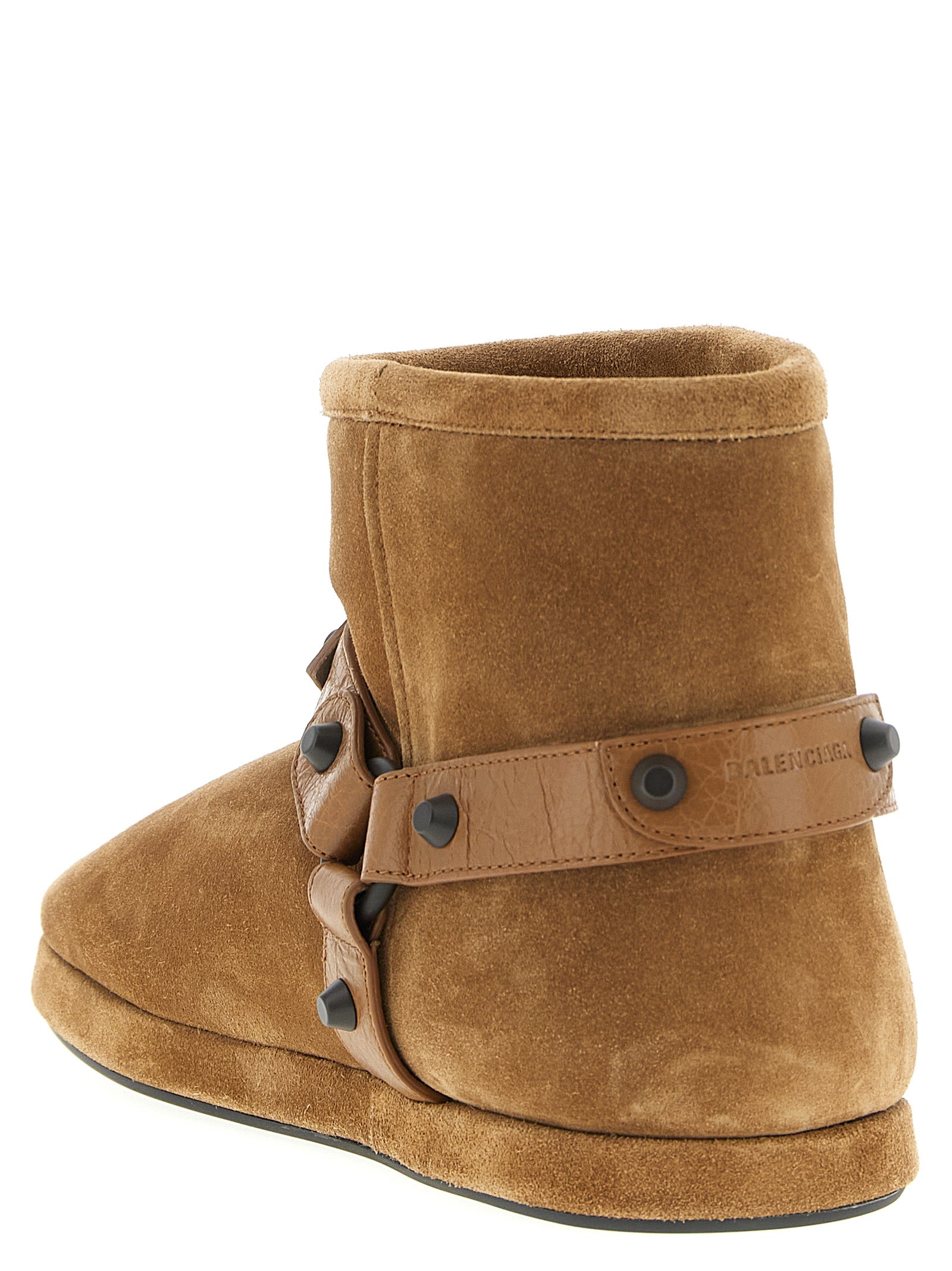 Alaska Soft ankle boots Beige Calf Leather Lamb Boots