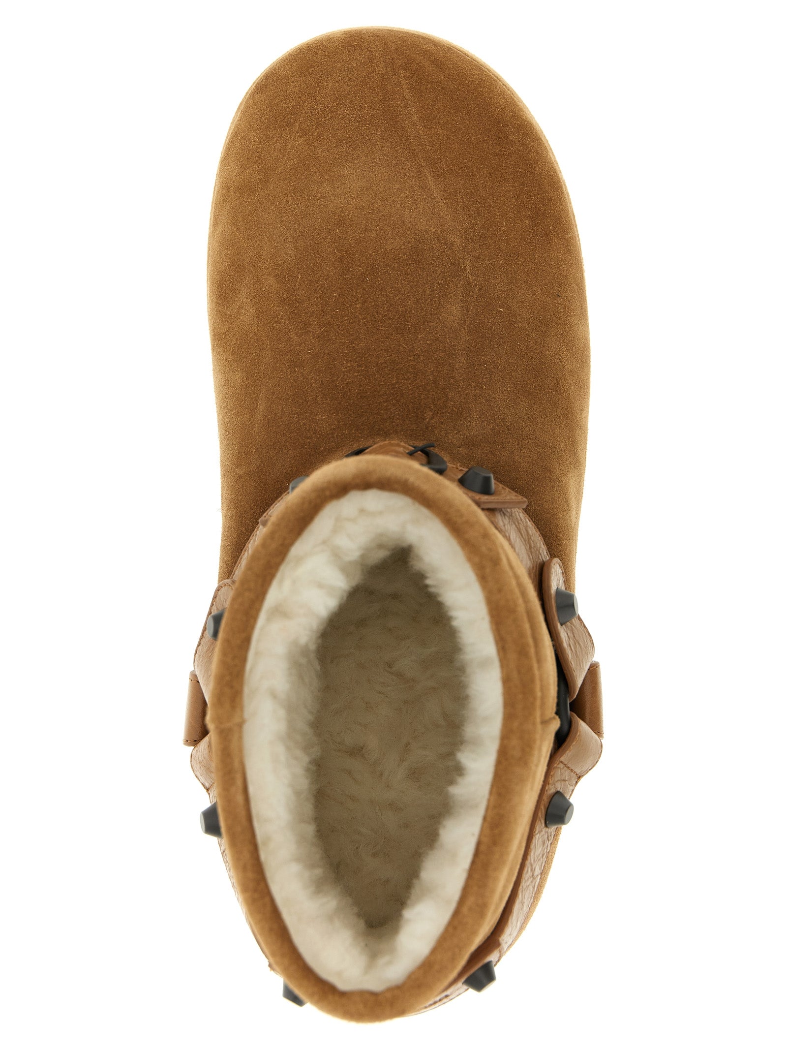 Alaska Soft ankle boots Beige Calf Leather Lamb Boots
