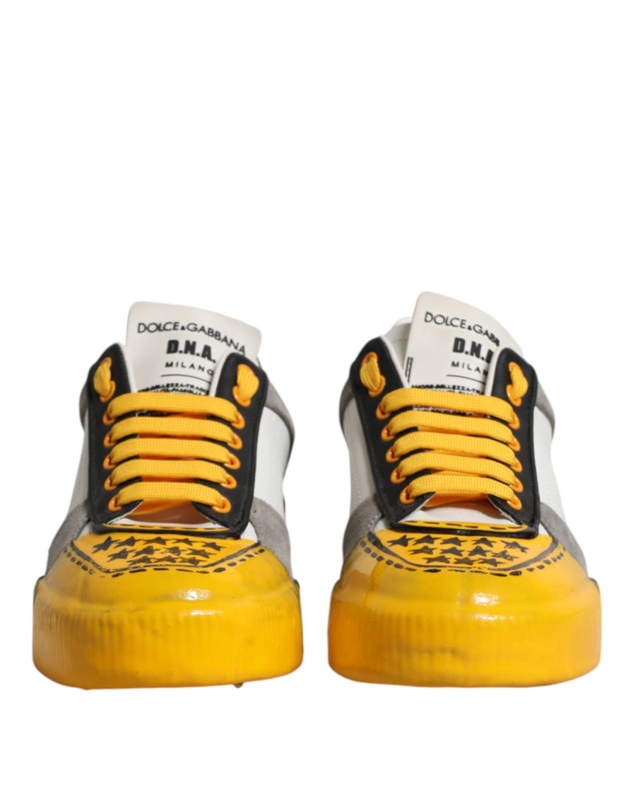 Dolce & Gabbana 100% Calfskin Leather sneaker in multicolor