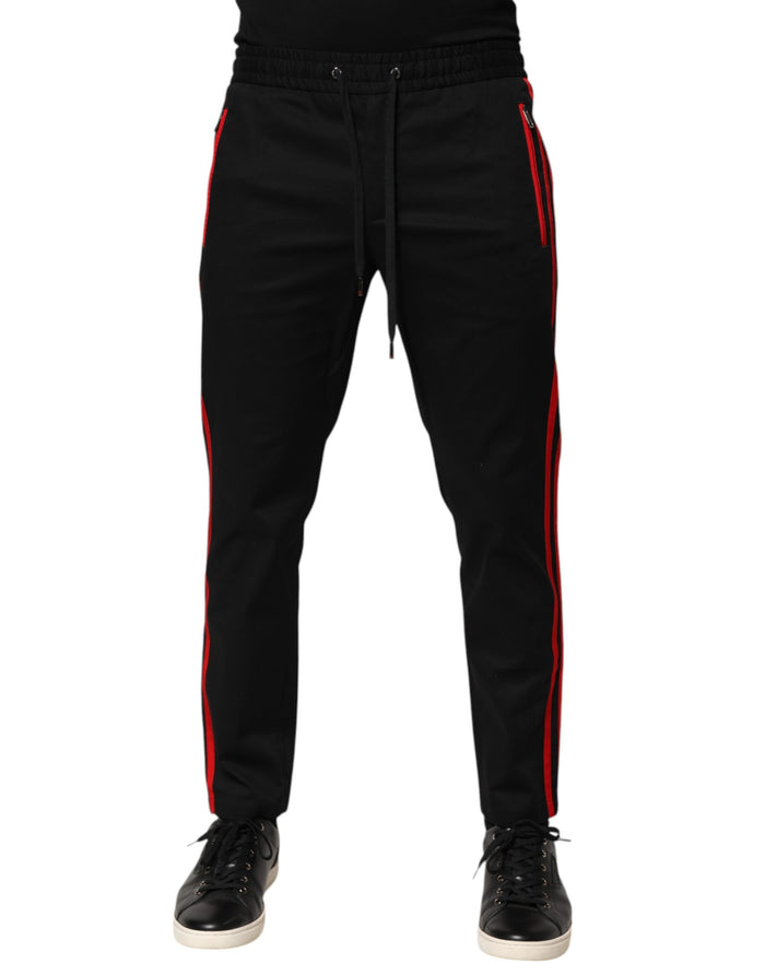 Dolce & Gabbana 97% Cotton joggers in black — view 2