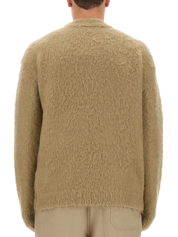 Jumper Wool Jersey Beige Nylon Jumpers
