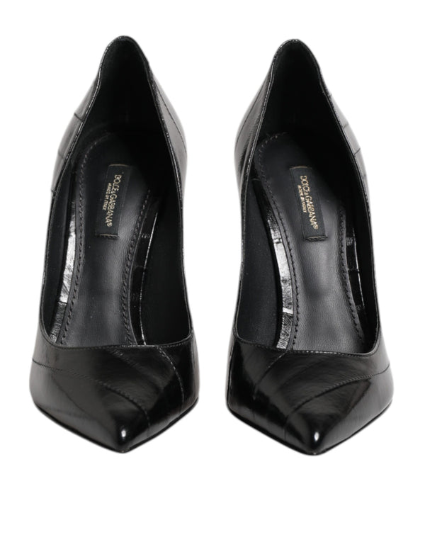 Dolce & Gabbana 100% Lambskin Leather pump in black