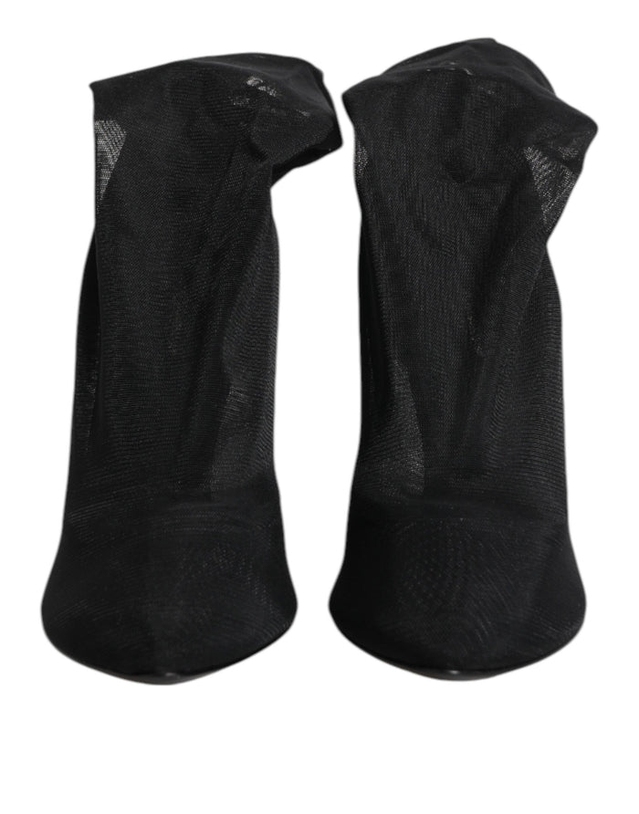 Dolce & Gabbana 52% Silk boot in black