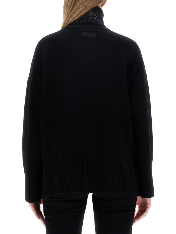 Black Turtleneck Shirt Cashmere Jumpers