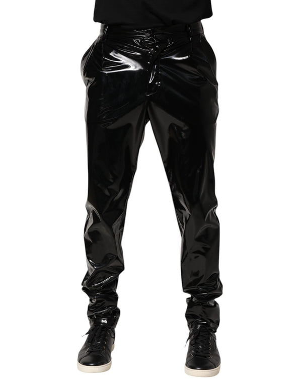 Dolce & Gabbana 80% Polyester 12% Spandex 8% Elastane trousers in black