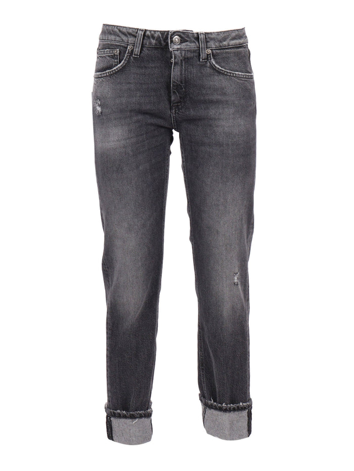 Coco Pants Black Cotton Lyocel Elastane Jean