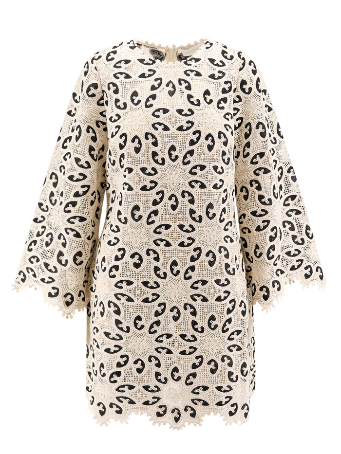 Zimmermann Dresses White Cotone Poliestere Nylon
