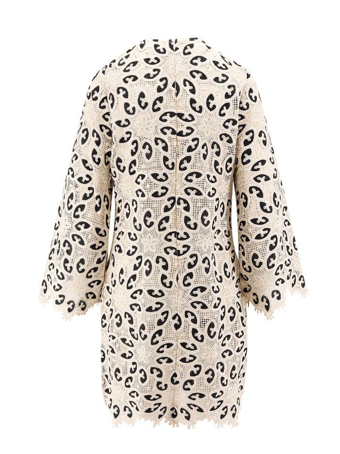 Zimmermann Dresses White Cotone Poliestere Nylon