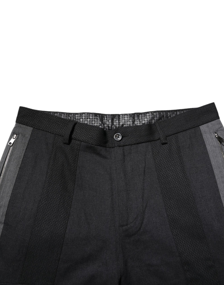 Dolce & Gabbana 68% Cotton trousers in black