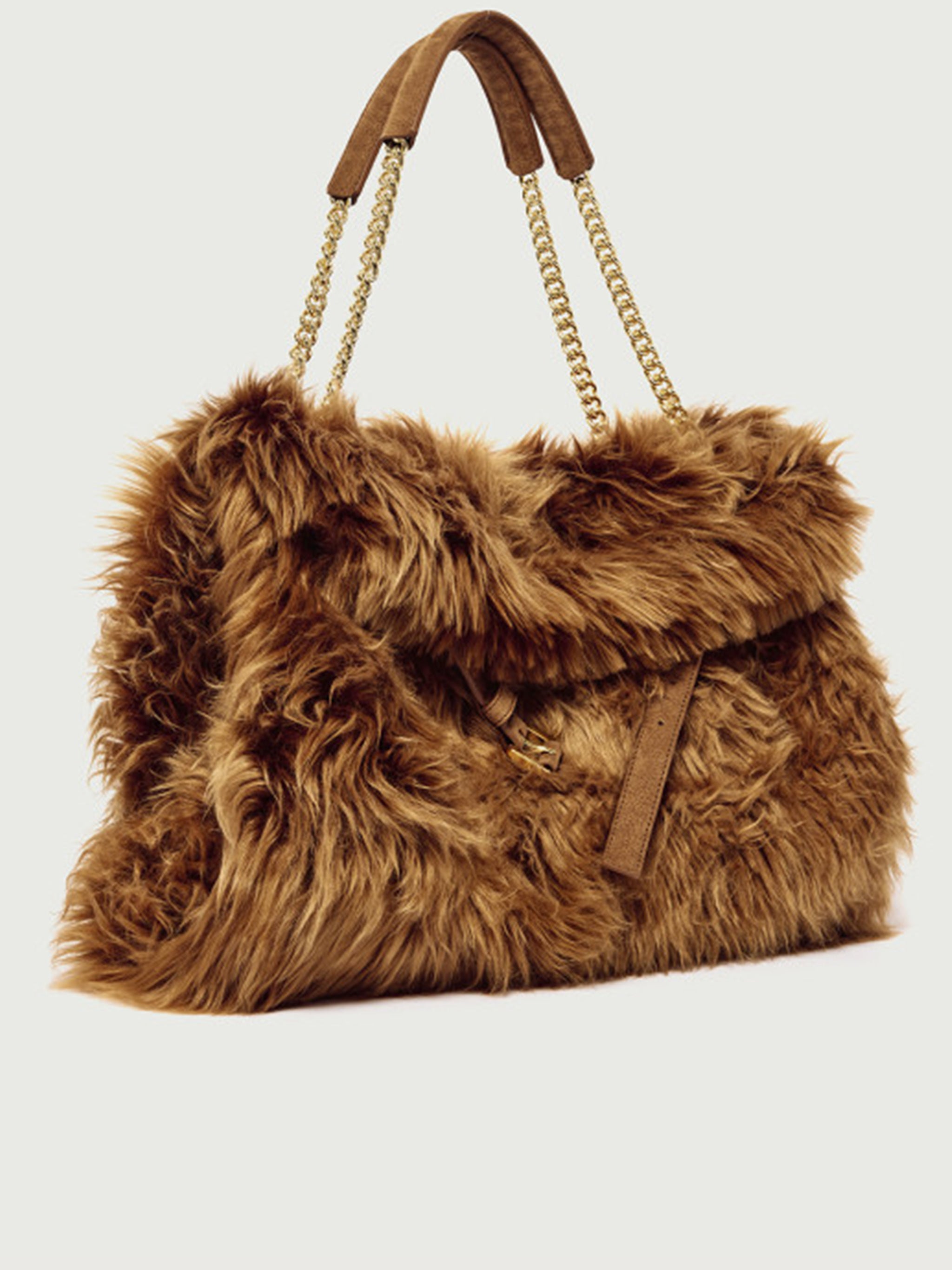 Borsa Venus Brown Eco Fur |