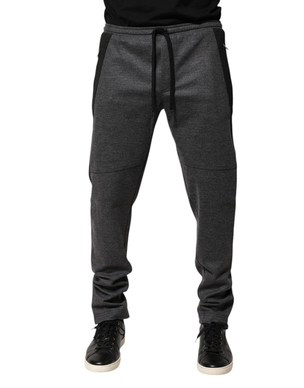 Dolce & Gabbana 71% Wool 16% Viscose 13% Nylon joggers in gray