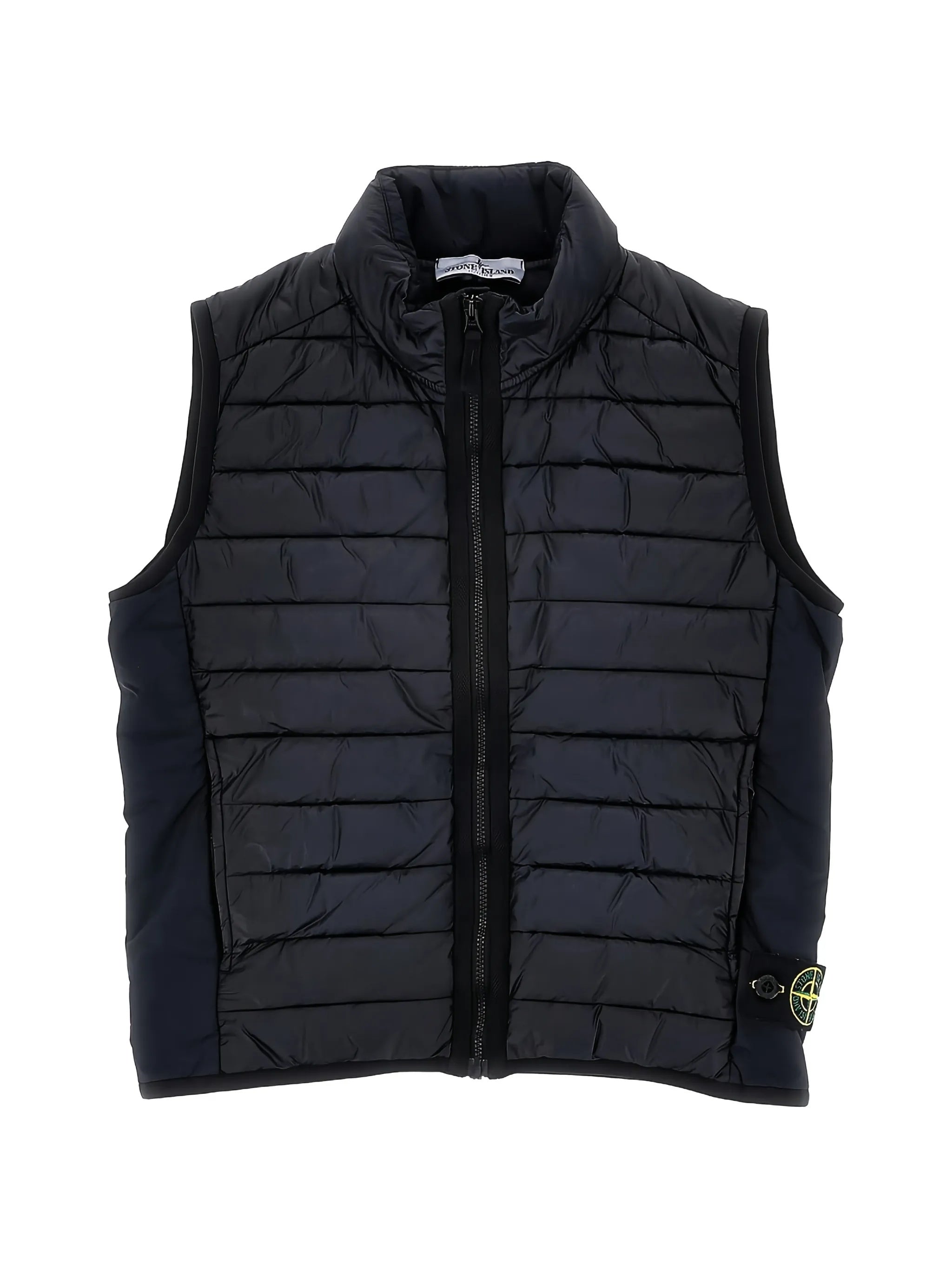 Giubbotto Senza Maniche Vera Piuma Blue Gilet
