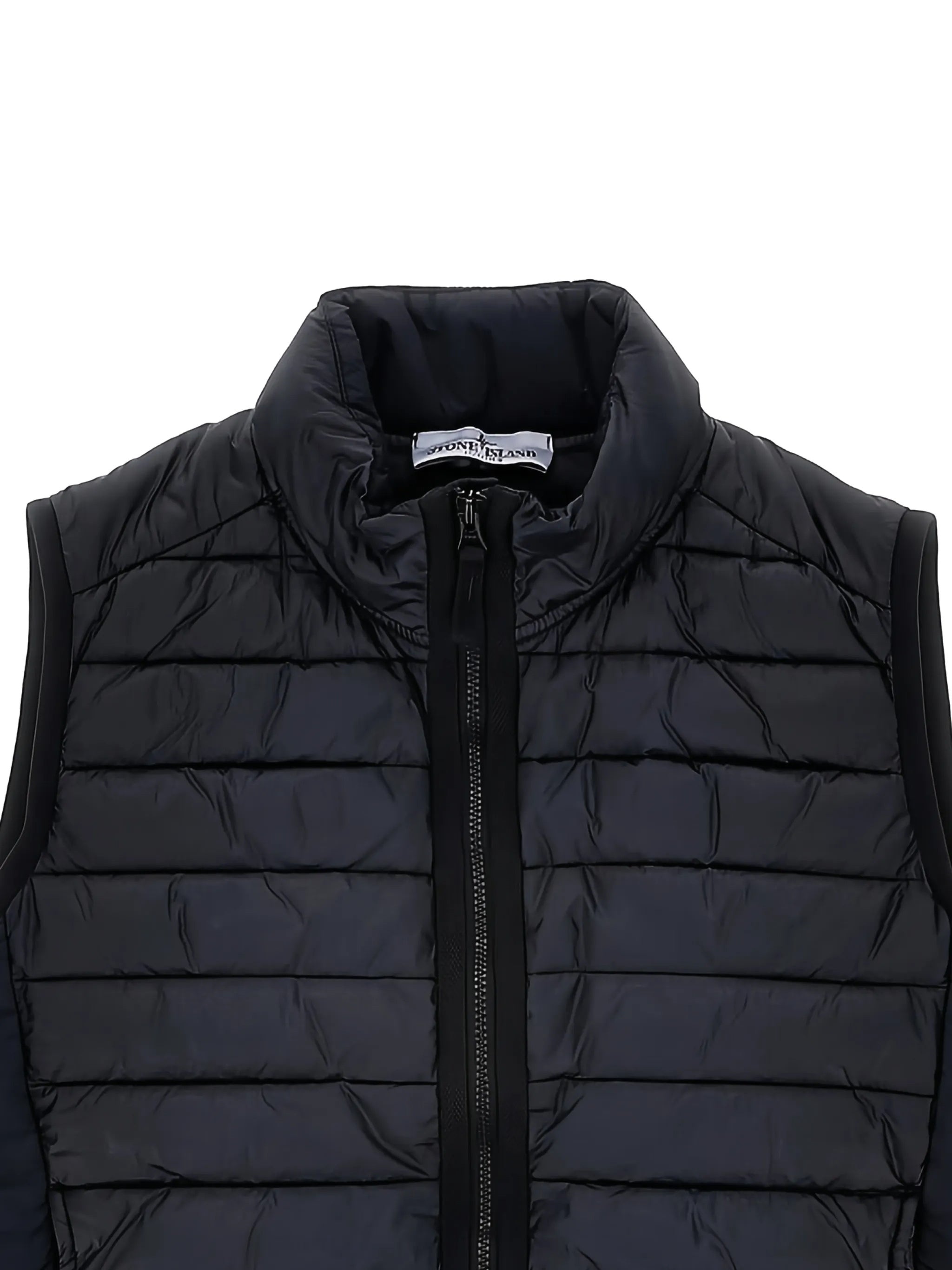 Giubbotto Senza Maniche Vera Piuma Blue Gilet