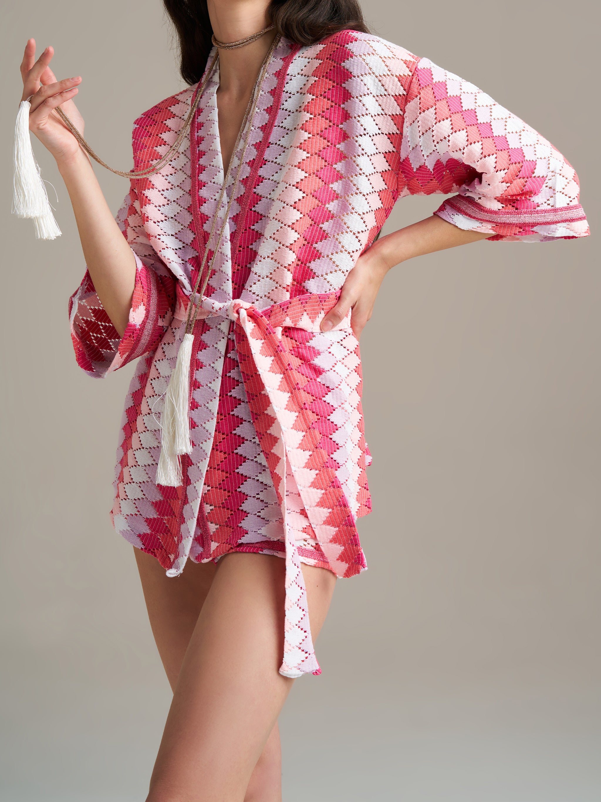 Kimono Cosmopolitan Abito