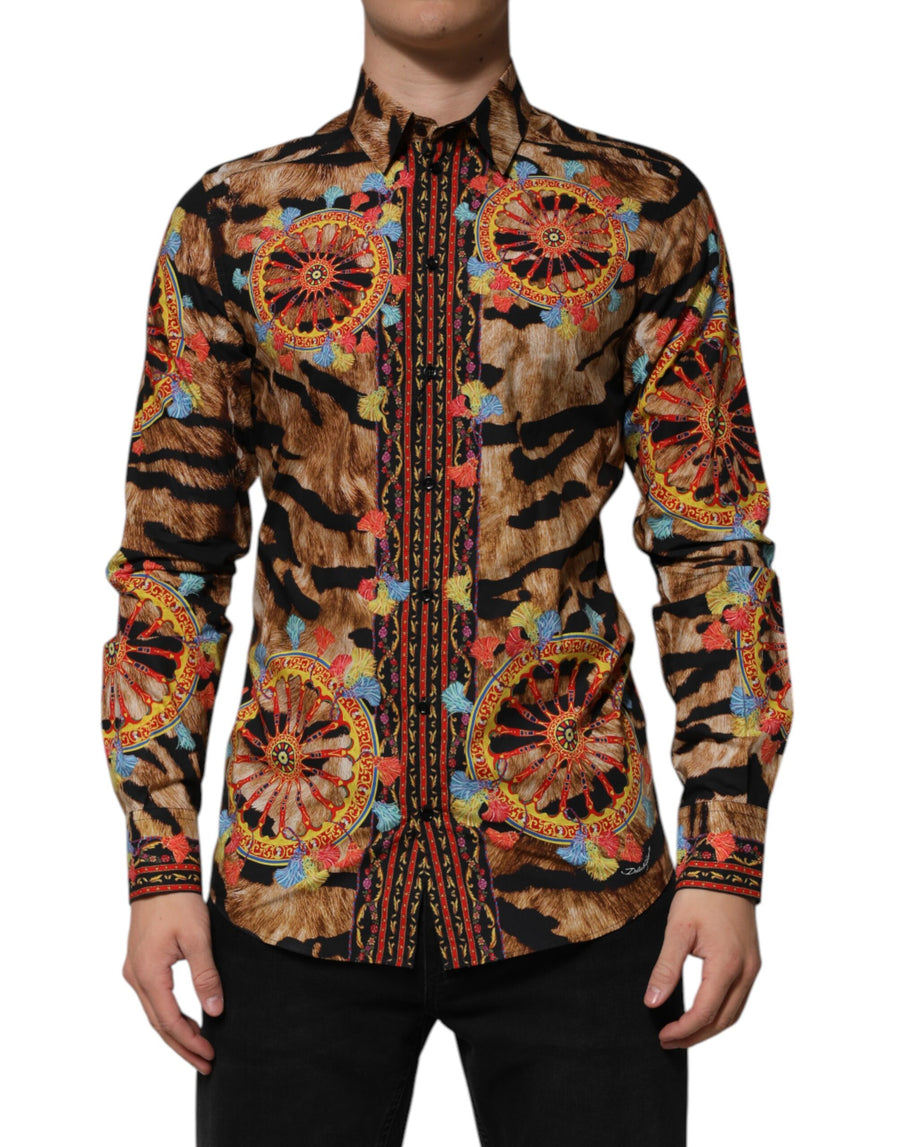 Dolce & Gabbana 100% Cotton shirt in gold