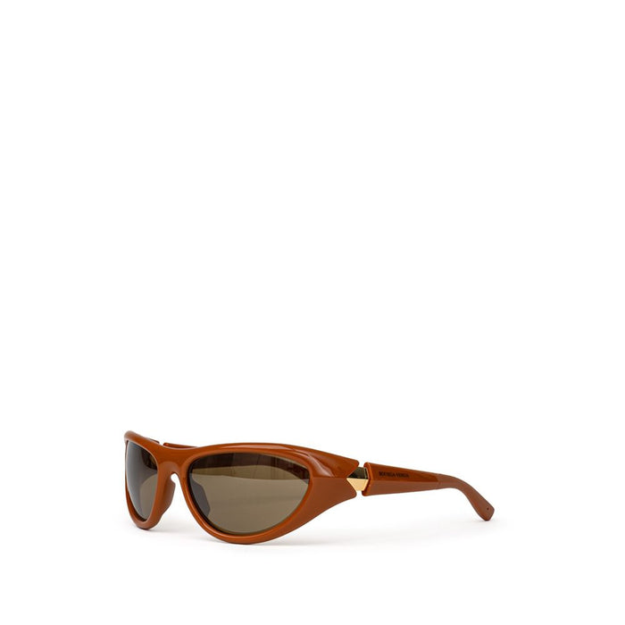 Bottega Veneta BOVE-9735664 Acetate sunglasses in brown — view 2